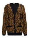 SAINT LAURENT CARDIGAN WITH PYTHON PRINT,631049YASE21268