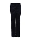 THOM BROWNE TROUSERS WITH 4-BAR DETAIL,11466174