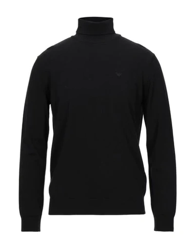 Emporio Armani Turtlenecks In Black