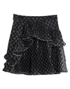 ALBERTA FERRETTI ALBERTA FERRETTI WOMAN MIDI SKIRT BLACK SIZE 8 POLYESTER, POLYAMIDE,35443679PS 4