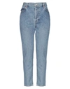 VETEMENTS VETEMENTS X LEVI'S WOMAN JEANS BLUE SIZE L COTTON,42808570TX 5