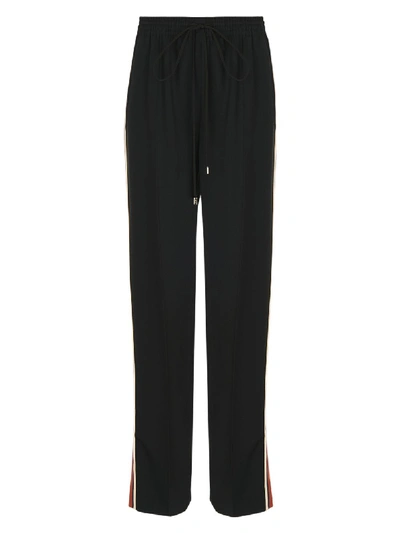 Chloé High-waisted Drawstring Pants In Black
