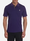 Robert Graham Men's Easton Polo Shirt In Purple