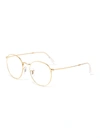 Ray Ban Metal Round Frame Anti Blue Ray Optical Glasses In Multi-colour