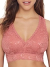 Cosabella Never Say Never Curvy Racie Bralette In Pink Terracotta