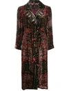 ETRO PAISLEY-PRINT TIE WAIST COAT