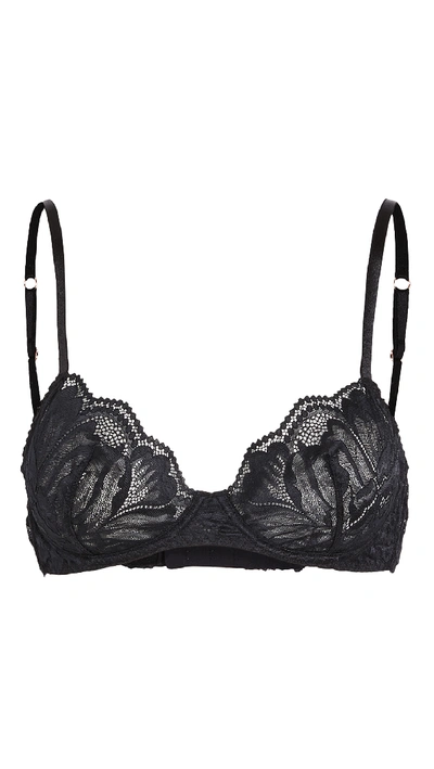 Coco De Mer Serena Plunge Bra In Black