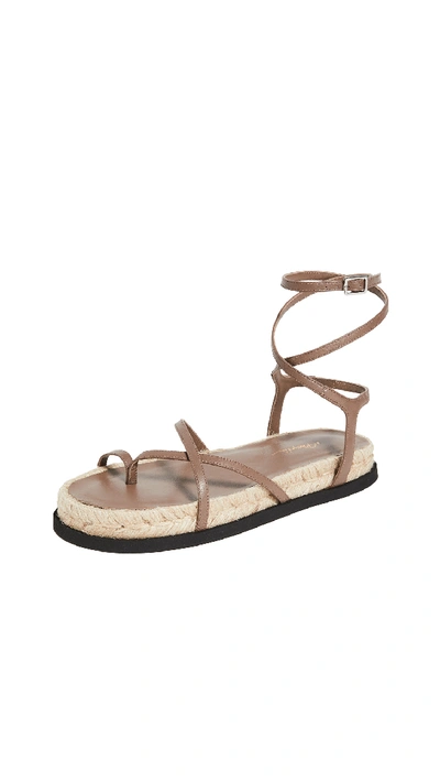 Phillip Lim Yasmine Ankle-strap Leather Espadrille Sandals In