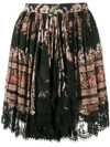 ETRO FLORAL-PRINT FLARED SKIRT