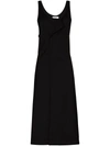 Y-3 WRAPAROUND MIDI DRESS