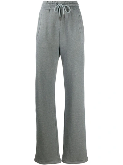 Off-white Diag Wide-leg Track Pants In Grey