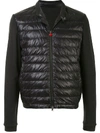 KITON QUILTED JERSEY-SLEEVES JACKET