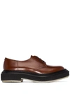 ADIEU TYPE 135 LEATHER DERBY SHOES