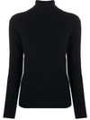 ALLUDE ROLL NECK CASHMERE JUMPER