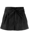 SAINT LAURENT TIE-WAIST SHORTS