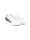 DSQUARED2 SIDE STRIPE LACE-UP TRAINERS