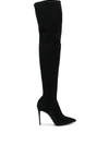 Le Silla Carry Over Thigh-high Boots In Black