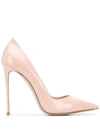 Le Silla Pointed Toe Leather Pumps In Neutrals