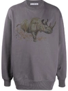 ACNE STUDIOS RHINO-PRINT SWEATSHIRT