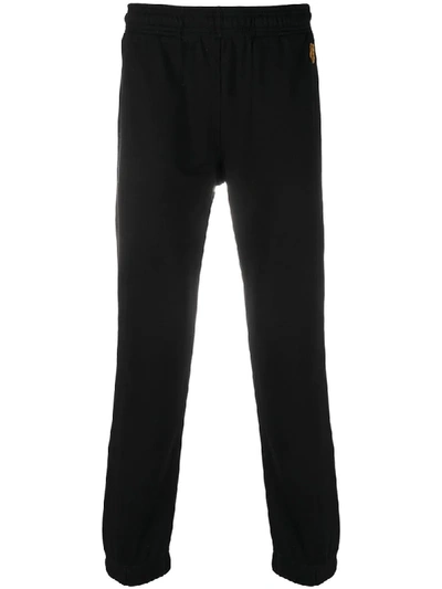 Kenzo Tiger Logo Patch Track Trousers In Black