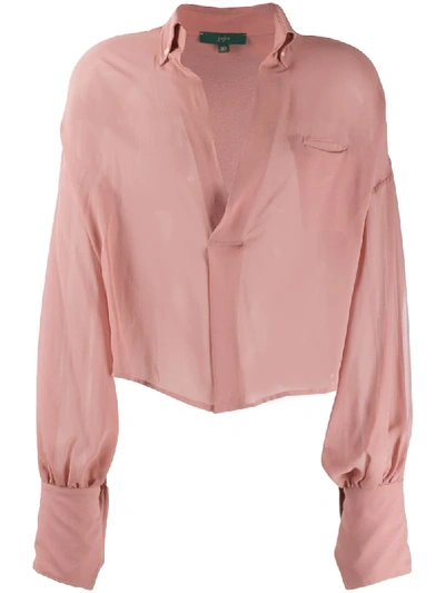 Jejia Chiffon Shirt In Pink