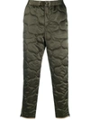 KENZO QUILTED TRACK PANTS WITH ZIP