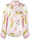 TEMPERLEY LONDON FLORAL-PRINT SHIRT