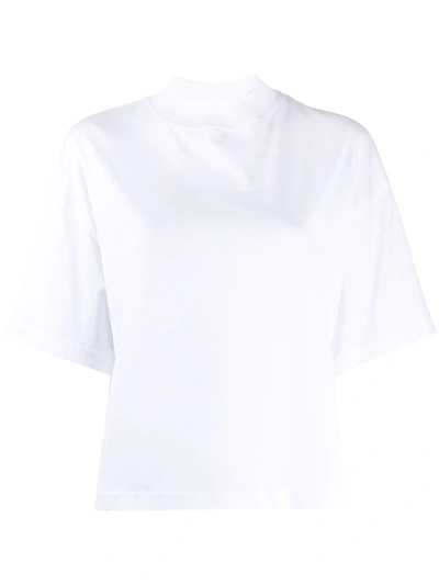 Acne Studios Straight-fit Crew Neck T-shirt In White