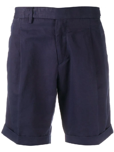 Briglia 1949 Pleat Front Shorts In Blue
