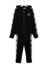 MOSCHINO TEEN LOGO-PRINT SLIM-FIT TRACKSUIT