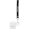 PALM ANGELS PALM ANGELS WHITE LOGO AIRPODS CASE