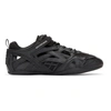 Balenciaga Drive Mesh And Rubber Sneakers In Black