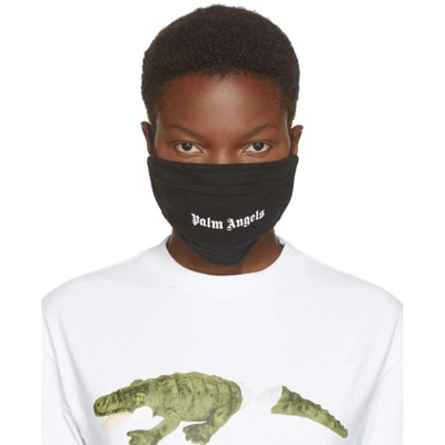 Palm Angels Black Logo Mask