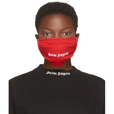 Palm Angels Red Logo Mask