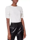 JOIE Catherine Ruched-Sleeve Top