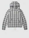 ALBAM OVER DYE CHECK HARRINGTON JACKET - S - ALSO IN: XL, L, M