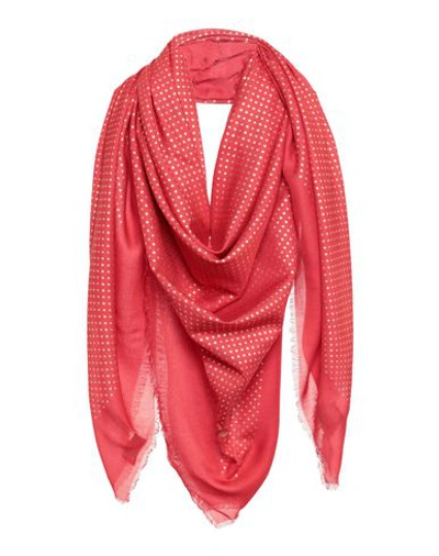 Gucci Square Scarf In Red