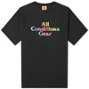 Nike Acg Gradient Cotton T-shirt In Black