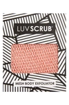 Luv Scrub Mesh Body Exfoliator In Made You Blush