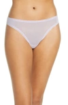 ON GOSSAMER HIP-G MESH THONG,3522