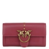 PINKO LOVE SIMPLY LEATHER WALLET,11466762