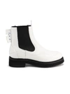 OFF-WHITE LEATHER CHELSEA ANKLE BOOTS,11467693