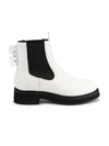 Off-white Logo-patch Chelsea Boots In White