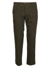 PT01 GREEN COTTON TROUSERS,11468051
