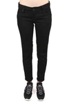 DSQUARED2 BLACK JENNIFER CROPPED COTTON JEANS,S75LB0347 S30564900