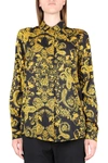VERSACE JEANS COUTURE CREPE SHIRT WITH ALL OVER PAISLEY PRINT,11467274