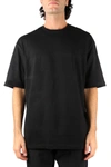 BOTTEGA VENETA BLACK COTTON OVERSIZED T-SHIRT,11466621