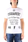 DSQUARED2 DEAN & DAN CATEN COTTON T-SHIRT,11466590
