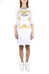 VERSACE JEANS COUTURE COTTON DRESS WITH FRONT PRINT,11466754