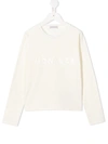 Moncler Logo-patch Sweatshirt In Neutrals